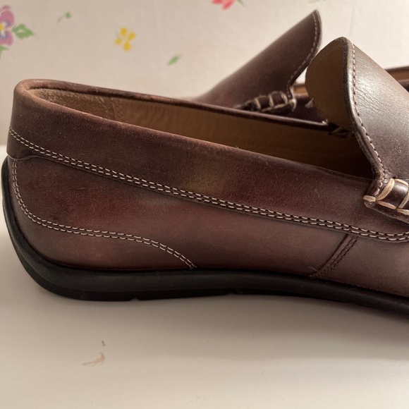 Ecco MENS Brown Driving Loafers Sz 45 (11-11.5)